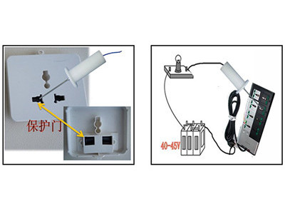 IEC60884 Figure 9 Test Finger Probe , 20N Socket Protective Test Probe 0